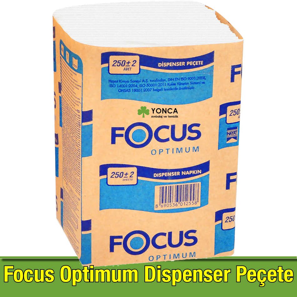 Focus Optimum Dispenser Peçete 18cm x 24 cm 250 AD/18 PKT