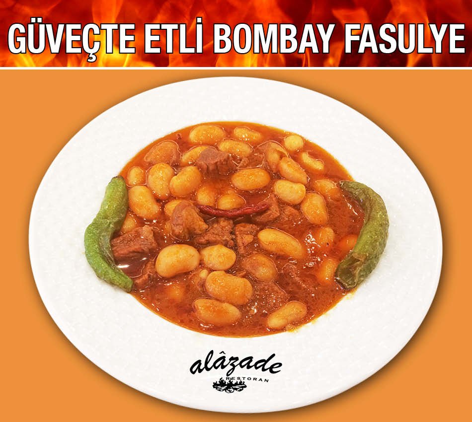 Güveçte Etli Bombay Fasulye